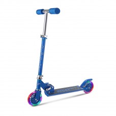 2-Wheel Foldable Kick Scooter for Children Kids with Adjustable Height, LED Light Up Wheels